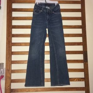 Girls Levi's Jeans w 💗Pink Stitching & Crystals